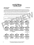 Swing Thing - Guitar Chord Chart