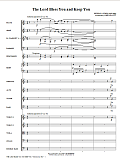 The Lord Bless You And Keep You - Full Score