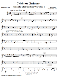 Celebrate Christmas! (Medley) - Baritone Saxophone