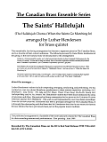 The Saints' Hallelujah - Full Score