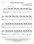 Because He Lives, Amen - Piano