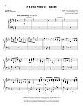 A Celtic Song of Thanks - Piano