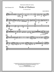 Waltz Of Madness - Alto Clarinet in Eb 
