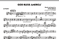 God Bless America - Alto Sax 2