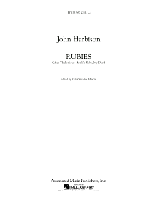 Rubies (After Thelonious Monk's "Ruby, My Dear") - C Trumpet 2 
