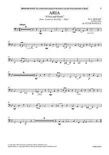 Aria O Isis And Osiris (from Learn As You Play Tuba ) 