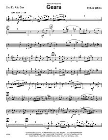 Gears - 2nd Eb Alto Saxophone 