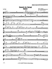 Concerto For Clarinet - Rondo (3rd Movement) - K.622 - 1st Flute 