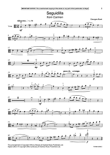 Seguidilla (from Carmen) 