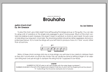 Brouhaha - Guitar/ Rhythm 