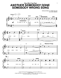 (Hey, Won't You Play) Another Somebody Done Somebody Wrong Song