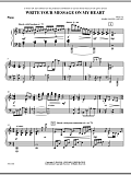 Write Your Message On My Heart - Piano