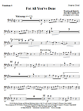 For All You've Done - Trombone 3