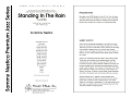 Standing In The Rain (You Left Me) - Full Score