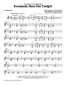 Everybody Have Fun Tonight (arr. Alan Billingsley) - Synthesizer I 