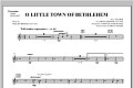 O Little Town Of Bethlehem (from Carols For Choir And Congregation) - Percussion