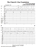The Church's One Foundation - Full Score