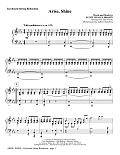 Arise, Shine (arr. Tom Fettke) - Keyboard String Reduction