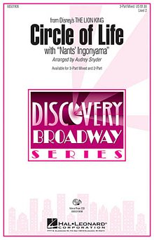 Circle Of Life (with Nants' Ingonyama) (from The Lion King) (Arr. Audrey Snyder) 