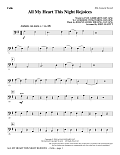 All My Heart This Night Rejoices (arr. John Leavitt) - Cello