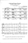 Cold and Fugue Season (arr. Ellen Foncannon)