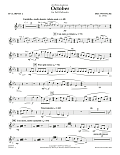 October - Bb Clarinet 2