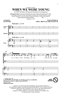 When We Were Young (arr. Ed Lojeski)