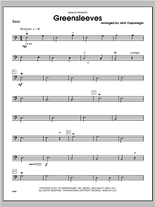 Greensleeves - Bass 