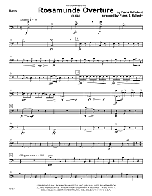 Rosamunde Overture (D. 644) - Bass 