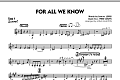 For All We Know - Reed 4 (Clarinet)