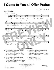 I Come To You Offer Praise 
