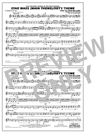 Star Wars Main Theme/Rey's Theme (from The Force Awakens) - Bb Horn/3rd Bb Tpt 