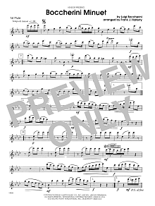 Boccherini Minuet - 1st Flute 