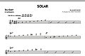 Solar - Eb Solo Sheet