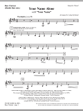 Your Name Alone (with Your Name) - Bass Clar. (Double Bass sub.)
