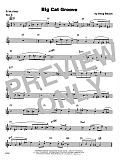 Big Cat Groove - Bb Solo Sheet