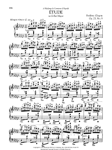 Etude in G-flat Major, Op. 25, No. 9 