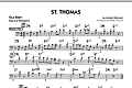St. Thomas - Bass Clef Solo Sheet
