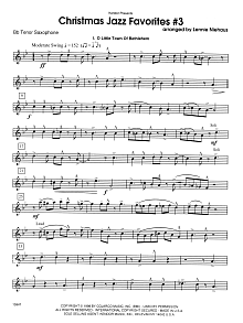 Christmas Jazz Favorites #3 - Bb Tenor Saxophone 