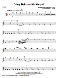 Mary Delivered The Gospel - Violin 1