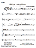 All Glory, Laud, And Honor (with Hosanna, Loud Hosanna) - Bb Clarinet 1