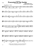 Procession Of The Sardar (from Caucasian Sketches) - Viola
