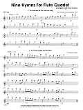 Nine Hymns For Flute Quartet - 1st Flute