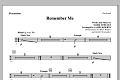 Remember Me - Percussion
