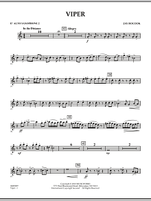 Viper - Eb Alto Saxophone 2 