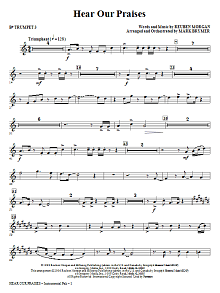 Hear Our Praises - Bb Trumpet 3 
