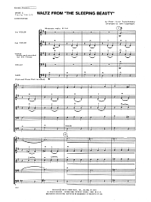 Waltz From "The Sleeping Beauty" - Full Score 