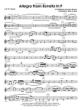 Allegro From Sonata In F - 2nd Bb Clarinet