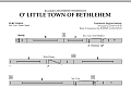 O Little Town Of Bethlehem - Percussion