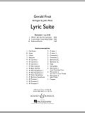 Lyric Suite - Conductor Score (Full Score)